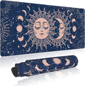 Large Mouse Pad Magic Moon and Sun Extended Gaming Mouse Pad Non-Slip Desk Mat with Stitched Edge Laptop Computer Keyboard Mousepad for Office Home 35.4" x 15.7"