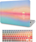 KECC Compatible with MacBook Pro 13 inch Case 2020-2025, 2016-2019 Release M2 M1 A2338 A2289 A2251 A2159 A1989 A1706 A1708 Plastic Hard Shell + Keyboard Cover, Sunset
