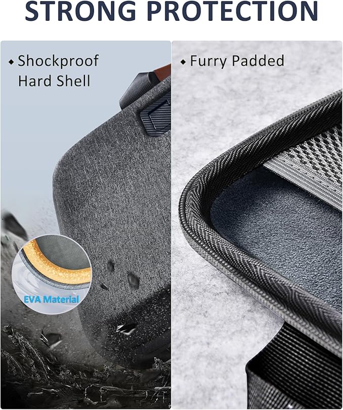 Hard Laptop Case 15.6 Inch for HP Dell Lenovo ASUS Acer - 2 in 1 Laptop Sleeve & Lap Desk with Stopper and Book Clip, Shockproof Waterproof 16.2 MackBook Pro Case - Black