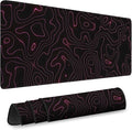 Gaming Mouse Pad - (31.5"×11.8") Contour Lines Large Mouse Pads for Desk - Desk Mat for Keyboard and Mouse with Non-Slip Base, Desks Pad Matfor Game/Office & Home