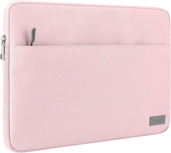 MoKo 9-11 Inch Tablet Sleeve Bag Carrying Case Fits New 11 inch iPad Air M3, iPad A16 2025, iPad Pro 11 M4/Air M2, iPad Air 5/4/3th, iPad 10/9/8/7th, Pink