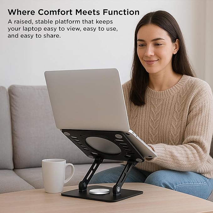 Uncaged ERGONOMICS Swivel Laptop Stand 2.0