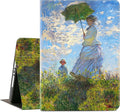 Case for iPad 9th Generation, Case for iPad 8th Generation, case for ipad 7th Generation, for iPad case 9th Generation 10.2 Inch Multi-Angle View Adjustable Stand Auto Wake/Sleep Women with A Parasol