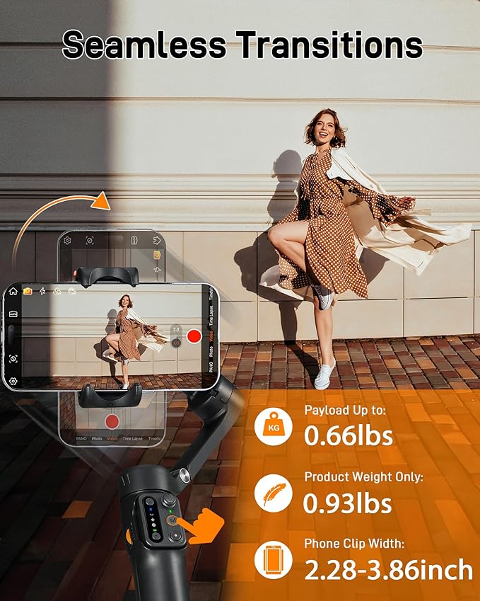 hohem iSteady V3 Ultra Gimbal Stabilizer for iPhone & hohem iSteady V3 Gimbal Stabilizer for Smartphone