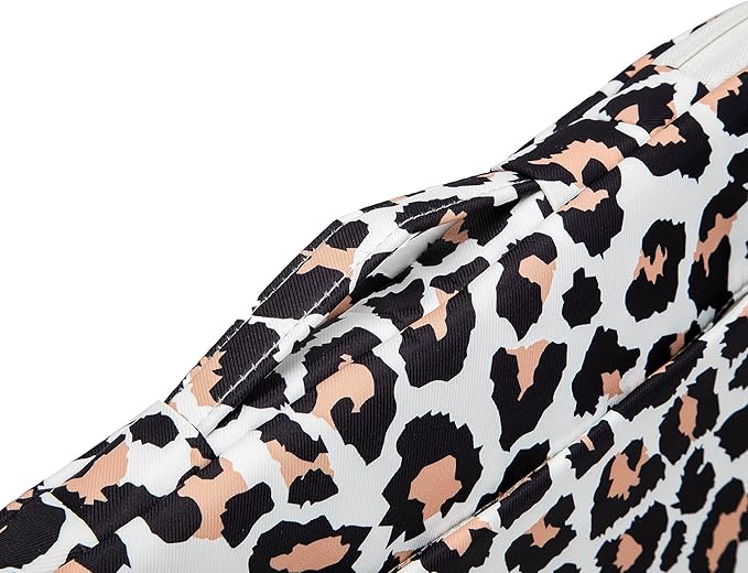 Kinmac 360 Degree Protective Laptop Sleeve Case Bag with Handle for MacBook Air 15 inch and 15 inch-15.6 inch HP Lenovo Dell ASUS Acer Laptop (Leopard-Pink)