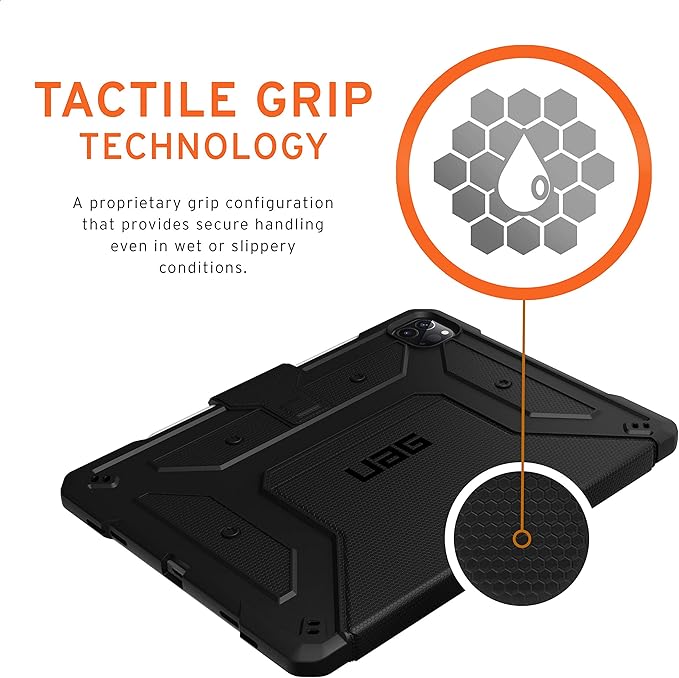 URBAN ARMOR GEAR UAG iPad Pro 12.9-inch (4th Gen, 2020) Case Metropolis [Black] Folio Slim Heavy-Duty Tough Multi-Viewing Angles Stand Military Drop Tested Protective Cover