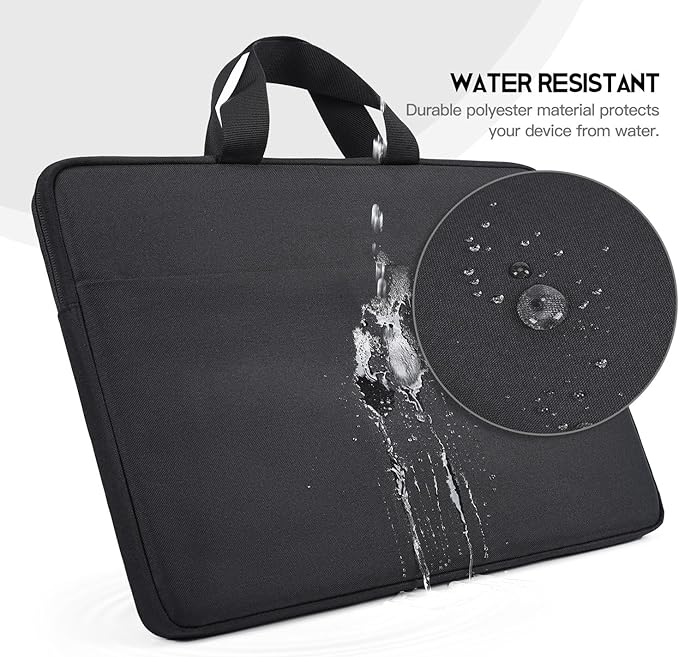 18-19 inch Gaming Laptop Case Sleeve for Dell Alienware 18 Area-51 / m18 / m18 R2, ASUS ROG Scar 18 2025 2024 / Strix G18, Predator Helios 18 / Neo 18, Padded Laptop Carrying Bag Cover w/Handle-Black