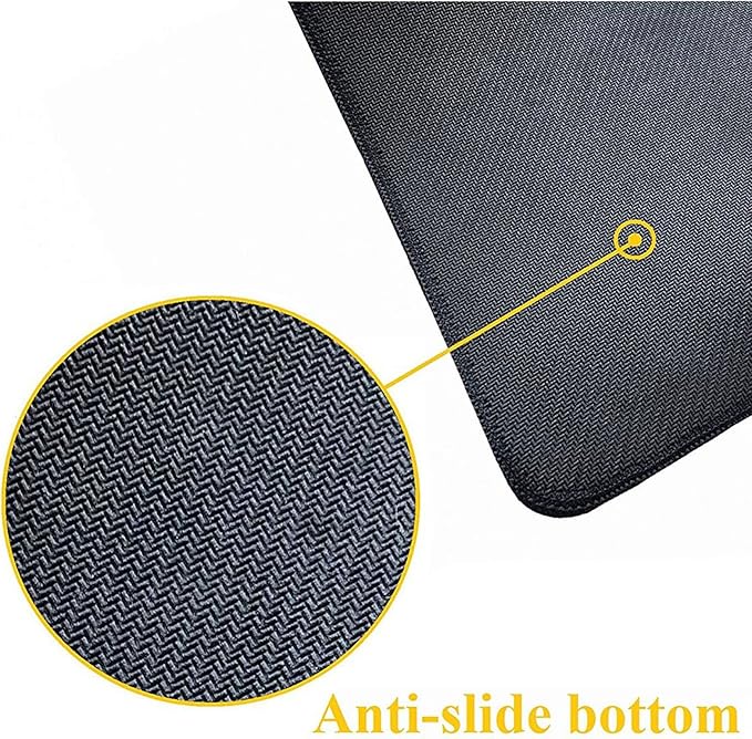 Astrology XXL-Large Gaming Mouse Pad, Funny Gift Mousepad Desk mat for Desktop with Sun and Moon Phases, Big Cute Desk mat Extended Zodiac Signs Desk Pads for Keyboard, Laptop Office Black 35.5X16 in