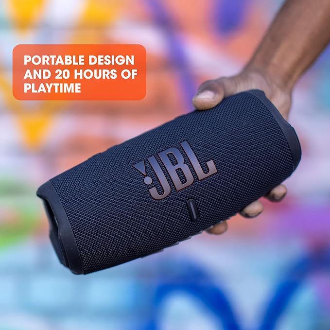 JBL CHARGE 5 - Portable Waterproof (IP67) Bluetooth Speaker with Powerbank USB Charge out, 20 hours playtime, JBL Partyboost (Pink)