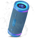 TREBLAB HD77 – Waterproof Bluetooth Speaker, 30W Loud 360° Sound, Deep Bass, IPX7, TWS Pairing, RGB Lights, 20H Battery, Portable Wireless Speaker for Outdoor, Beach, Camping, Party, Travel