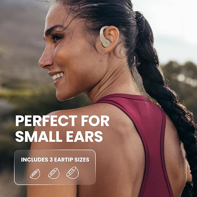 Back Bay Audio - Runner Wireless Earbuds for Running, Workout Wrap Around Earbuds Bluetooth Headphones for Sports, Around The Ear Wireless Bluetooth Running Headphones, Hook Over Earphones Earhooks