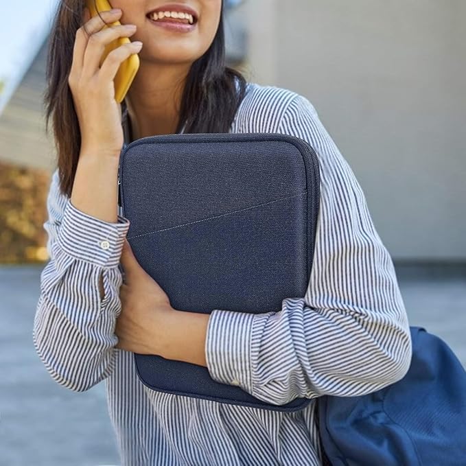 Dadanism 9-11" Tablet Sleeve Bag Carrying Case for iPad (A16) 11th Gen 11", iPad 10th Gen 10.9" Air 5/4, iPad Air M4/Pro 11", iPad 9/8/7th, Galaxy Tab A11+ Plus 11", Remarkable 2 10.3", Indigo