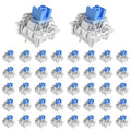 Outemu 108PCS Blue Clicky Mechanical Keyboard Switches,3-Pin Hot-Swappable Pre-Lubricated Switch with 3 Kailh Switches,Crisp Click Sound,for Gaming Keyboards & 3D Print Accessories