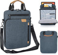 12.9 Inch Tablet Sleeve Bag, Padded Carrying Case for 13" iPad Air M4 M3 M2 2026-2024, iPad Pro M5 M4 M2 M1, Samsung Galaxy Tab S9 FE+/S9+/S8+/S7 FE/S7+ 12.4" 2022/2023, Surface Laptop Go 12.4"