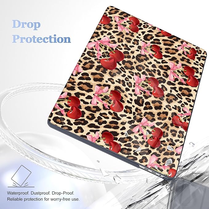 May Chen for MacBook Pro 16 inch A2141 2020 2019 Release, Screen Protector & Keyboard Cover Plastic Soft-Touch Case for MacBook Pro 16-inch with Touch Bar & Touch ID - Cherry and Cheetah