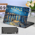 Funut Compatible with MacBook Air 13 inch Case 2021 2020 2019 2018 Model A2337 M1 A2179 A1932 Plastic Hard Shell Case Protective Cover for MacBook Air 13 with Touch ID, Starry Night
