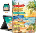 Vimorco for iPad Air 11 Inch Case M4 2026,for iPad Air 5th/4th Gen Cases 10.9-inch,for iPad Pro 11 Inch Case 4th/3rd/2nd/1st Generation 360 Degree Rotating Pencil Holder 4 Viewing Angles, Beach Path