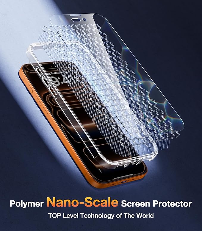 Diaclara Magnetic Designed for iPhone 17 Pro Max Case Full Body Bumper,[Compatible with MagSafe] Military Drop Proof Cover with Built-in Touch Sensitive Anti-Scratch Screen Protector, Clear