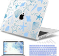 May Chen for 2026 MacBook Pro 14-inch M5 M4 M3 M2 M1 Pro/Max Chip, Release 2026 2025-2021, Model A3427 A3426 A3434 A3112 A3401 A3185, Plastic Hard Shell with Keyboard Cover, Sea Star