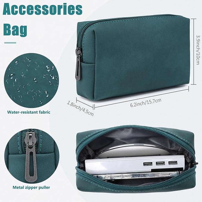 HYZUO 15-16 Inch Laptop Case Bag Sleeve with Stand Feature for MacBook Pro 16 M5/M4/M3/M2/M1 Pro/Max 2026-2019, XPS 15, MacBook Pro 15 2015-2012, Samsung Galaxy Book Flex 15, Dark Green