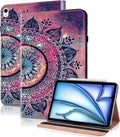 Compatible with iPad Air 11 Inch Case 8th/7th/6th Generation (M4/M3/M2) 2026/2025/2024, for iPad Air 5th/4th Generation Case 10.9 Inch 2022/2020 with Pencil Holder & Card Slots - Mandala
