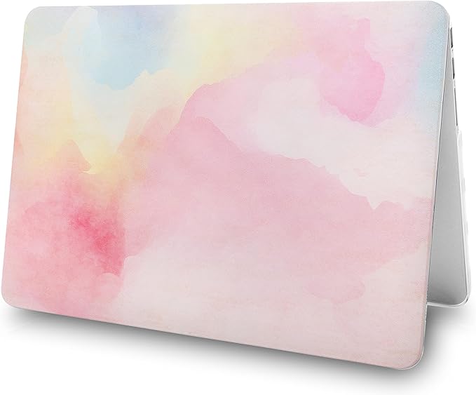 KECC Compatible with MacBook Pro 13 inch Case 2020-2025, 2016-2019 Release M2 M1 A2338 A2289 A2251 A2159 A1989 A1706 A1708 Plastic Hard Shell + Keyboard Cover + Sleeve, Pink Mist