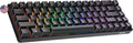 Geeky GK65 SE 65% | Mechanical Gaming Keyboard | 68 Keys Multi Color RGB LED Backlit for PC/Mac Gamer | ANSI US American Layout (Black, Mechanical Red)