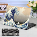 Funut for MacBook Pro 13 inch Case 2024 2023 2022 2021-2016 M2 M1 A2338 A2251 A2289 A2159 A1989 A1706 A1708, Laptop Plastic Hard Shell MacBook Pro 13" Case Touch Bar, Sea Wave