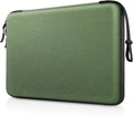 FINPAC 14-inch Hard Laptop Sleeve Case Compatible with Acer Chromebook Lenovo, HP, Dell, Acer Laptop Notebook Ultrabook, Water-Resistant Shockproof Computer Bag, Olive