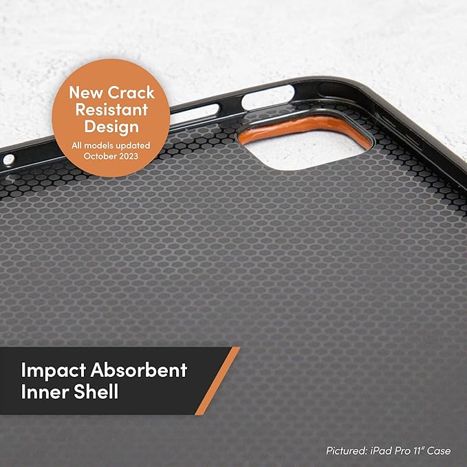 Casemade Real Leather Case Compatible with iPad Pro 11” 1st/2nd/3rd/4th Gen (2018/2020/2021/2022) - Full-Grain Leather Cover, Auto Sleep/Wake, Dual Stand Position (Tan)