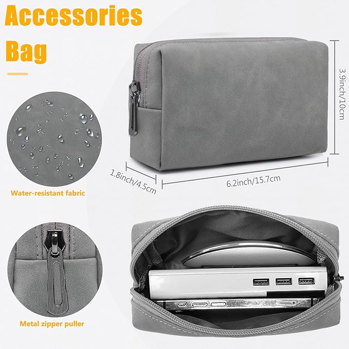 HYZUO 15 Inch Laptop Case Bag Sleeve with Stand for MacBook Air 15 M5 M4 A3241 M3 A3114 M2 A2941 2026-2023, 15" Surface Laptop 7/6/5/4/3, MacBook Pro 15 A1990 A1707 2019-2016, Dark Gray