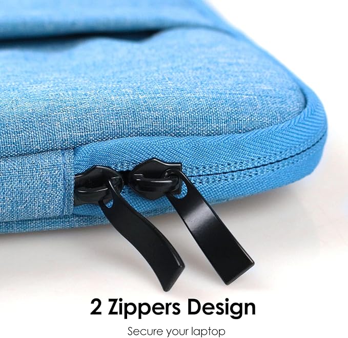 ProElife 12-Inch Laptop Tablet Sleeve Case Canvas Cover for 2023-2014 Surface Pro 4/5 / 6/7 / 7+ / 8/9|Surface Laptop Go 1/2/3 12.4"|MacBook Air/Pro 13'' M1|Galaxy Tab S8+/S7+ Bag (Blue)