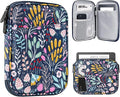 TiMOVO 6-7 Inch Tablet Sleeve for eReader Book Paperwhite/Colorsoft Signature Edition, Protective Sleeve Cover Case with Pocket for E-Reader/Oasis & Kobo Devices, Colorful Flower