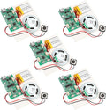5PCS Programmable Sound Recorder Module - DIY Music Voice Recording Module Chip with Speaker, Can Recording 16 Minutes Sound Music for Personalized Greetings, Holiday Crafts Cards