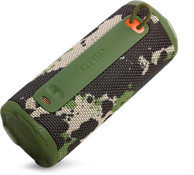 JBL Grip - Compact Bluetooth Speaker with Bold JBL Pro Sound and Ambient Light, up to 14 Hours of Playtime, Water, Dust and Drop-Proof (IP68), & Multi-Speaker Connection with Auracast™ (Squad)