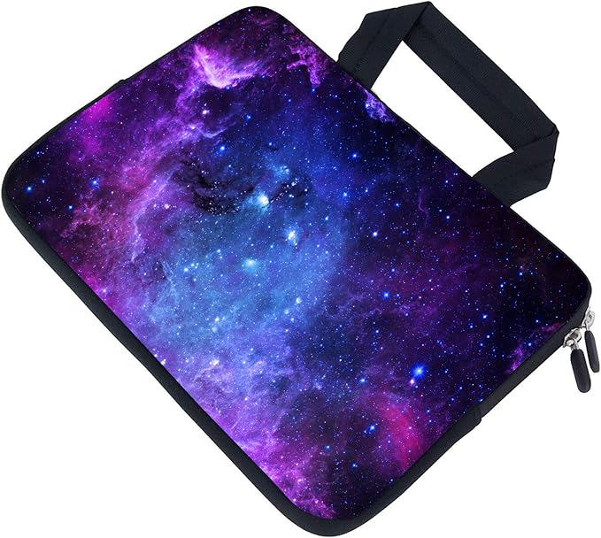 AMARY 11.6" 12" inch Laptop case chromebook case Neoprene Notebook Carrying Pouch Chromebook Sleeve Ultrabook Case Tablet Cover Fit Apple MacBook Air HP DELL Lenovo Asus Samsung (Stars)