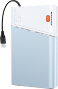 Aaoyun Portable Charger Power Bank, 20000mAh 22.5W PD Fast Charging Powerbank with Built-in USB C Cable, External Phone Battery Pack for iPhone 17/16/15 Samsung S24 Android etc