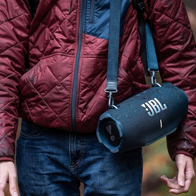 JBL Xtreme 4 - Portable Bluetooth Speaker, Powerful Sound and Deep Bass, IP67 Waterproof, 24 Hours of Playtime, Powerbank, Auracast for Multi-Speaker Pairing (Blue)