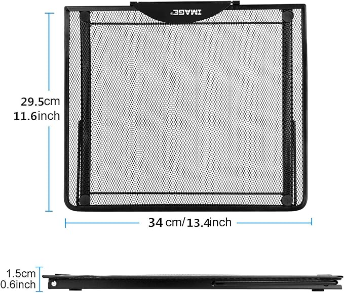 IMAGE Laptop Stand, A3 Large Version Foldable Portable Ventilated Desktop Laptop Stand Holder, Adjustable 12 Angle Points Stand, Compatible with 10" ~ 17" Notebooks, LED Light Box Pad