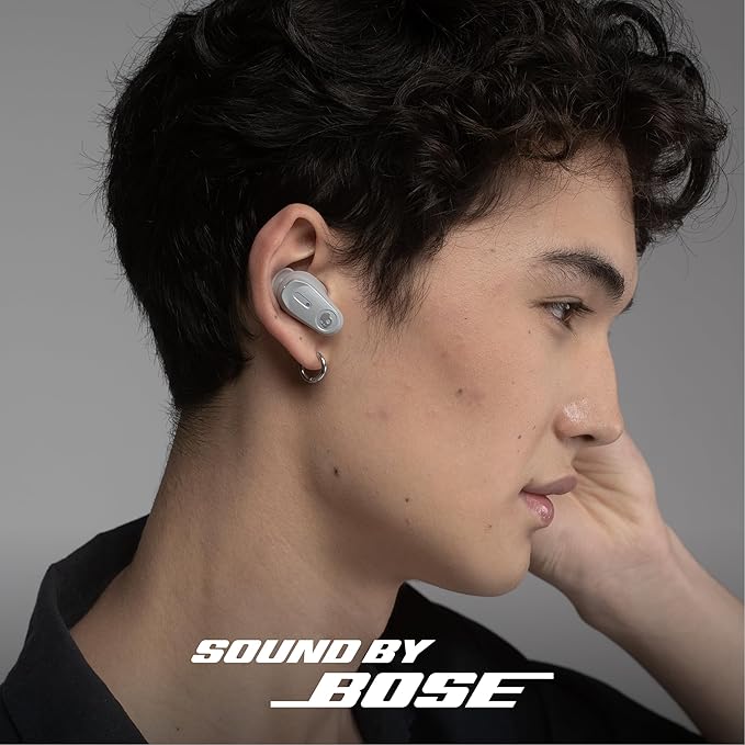 Skullcandy Method 360 ANC Wireless Earbuds, Sound by Bose, Bluetooth Headphones, Premium Noise Cancelling, Up to 40 Hrs Battery, Sweat and Water Resistant, Microphone for iPhone Android - Cement