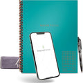 Rocketbook Matrix Smart Reusable Graph Paper Notebook, Digitally Connected, Isometric Notebook, Letter Size 8.5x11, Teal