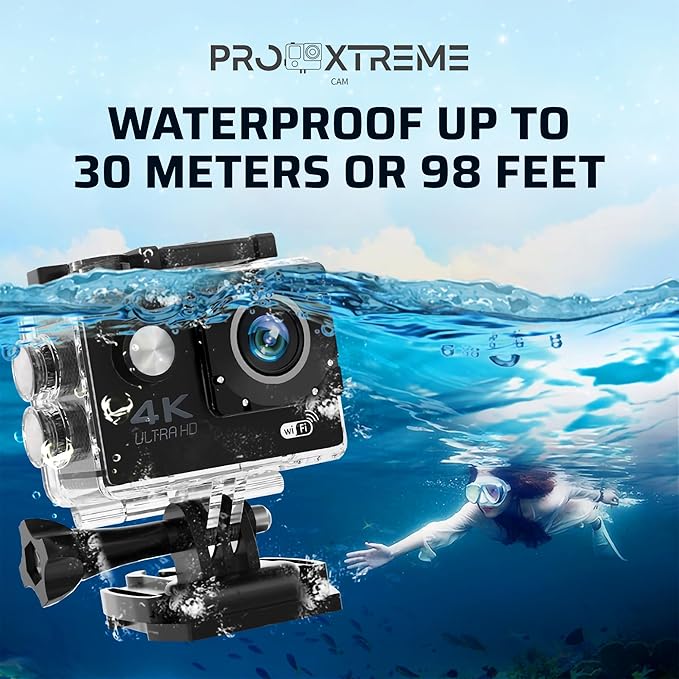 Falcon 4K Drone with Camera | Quadcopter for Kids and Adults, Beginner to Pro, Xtreme Pro Cam 4K Action Camera - Ultra HD Waterproof Camera with Wi-Fi, 170 Wide Angle