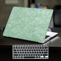 DTangLsm for MacBook Pro 14 inch Case 2026 M5, 2025 2024-2021 M4 M3 M2 M1 A3426 A3427 A3434 A3112 A3185 A3401 A2918 A2992 A2779 A2442 Pro Max, Textured MacBook Pro 14 Leather Case&Keyboard Cover,Green