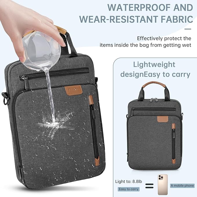15 inch Laptop Sleeve Bag,Padded Protective Travel Carrying Case for New 15"/15.3" MacBook Air M5 M4 M3 M2 2026-2023,Dell XPS 15 Plus,15 Inch Surface Laptop 7/6/5/4/3,Galaxy Tab S9 Utra 14.6"