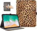 Lokigo for iPad Air 13 Inch Case M3/M2 (2025/2024) Leopard iPad Pro 12.9 Case (6th/5th Gen 2022/2021), Support Touch ID & Pencil Pro/2nd/USB-C, Brown