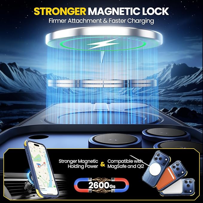 3 in 1 for Heavy Duty iPhone 17 Pro Max Case with Screen Protector & Camera Lens Protector ,7X Military-Grade Drop Protection ,Fits MagSafe ,Rugged & Slim shockproof Case for iPhone 17 Pro Max , Blue