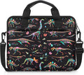 MoKo 10-12.5 Inch Kids Tablet Sleeve Carrying Case for Fire HD 10 13th/11th Gen, Fire HD 8/7 Kids 2022, Tablet Bag with Shoulder Strap for 10/10.1 Inch Android 12/13, Black Dinosaur