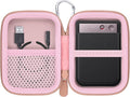 Hard Carrying Travel Case for PLAUD Note/Note Pro AI Voice Recorder,Compatible with Digital Recorder and Magnetic Protective Case(Rose Gold)