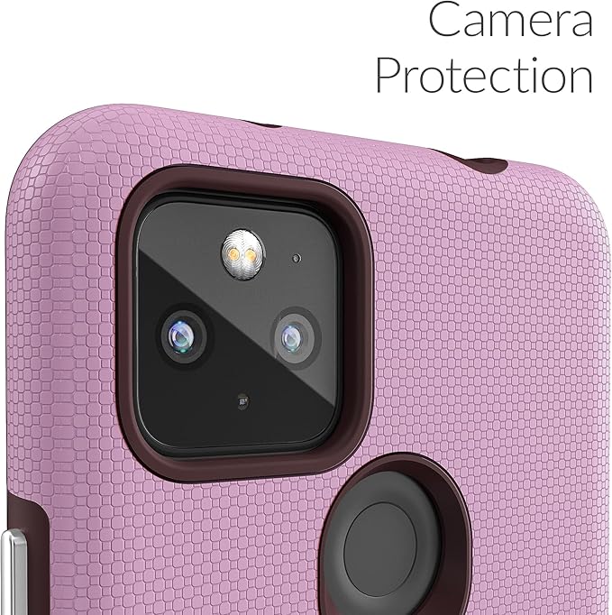 Crave for Pixel 5a Case, Shockproof Protection Dual Layer Case for Google Pixel 5a 5G (6.34 inch) - Lilac