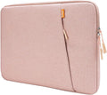 JETech Laptop Sleeve for MacBook Neo (A18 Pro), 14-InchMacBook Air/Pro, MacBook Pro M1-M5 2021-2026, Waterproof Bag Case with Pocket, Compatible with 14 Inch Notebook (Rose Gold)
